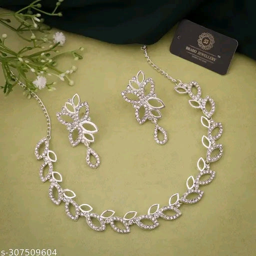 Gold Palted Silver Necklace Set