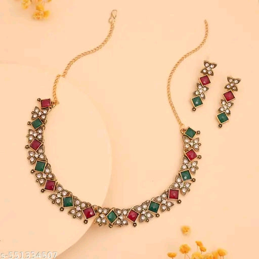 Gold Plated Necklace Set