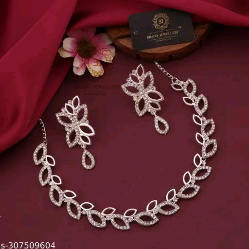 Gold Palted Silver Necklace Set