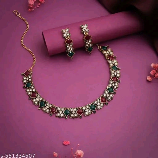 Gold Plated Necklace Set