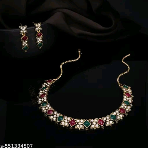 Gold Plated Necklace Set